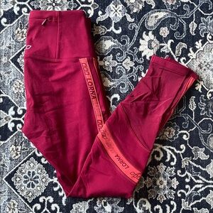 Lorna Jane Women’s Red Leggings